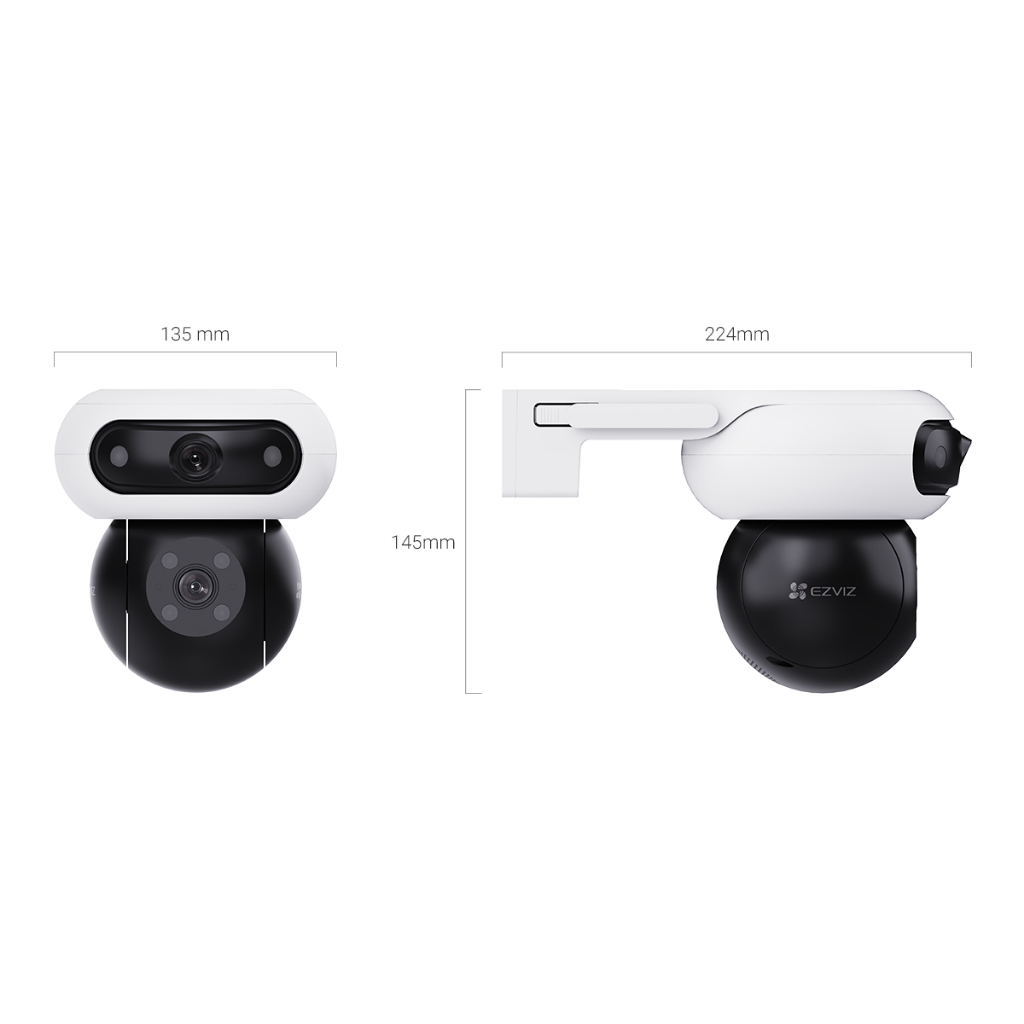 Camera Wifi 2 Mắt Ngoài Trời EZVIZ C90 Dual 2K+ (4MP+4MP) Xoay 360 Độ, Đàm Thoại 2 Chiều, Có Màu 9