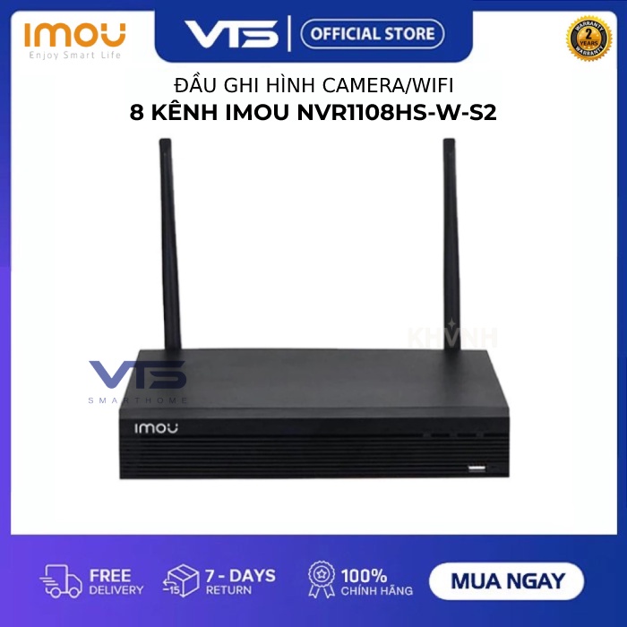Đầu Ghi Hình NVR IMOU 10/18 Kênh N110W-8A0E/N118W-8A0E - Đàm Thoại, Hổ Trợ Camera Lên Đến 8MP 7
