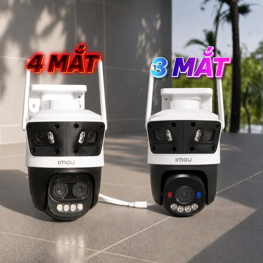Camera Wifi IMOU Cruiser Triple S7UP-11M0WED/ Cruiser Pano Z S76DP-13M0N Full Color,Còi Đèn Báo Động 6