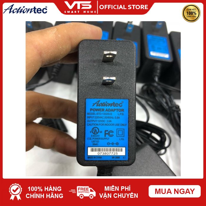 Nguồn 12V - 2A/12V - 2.5A Actiontec - Nguồn Adapter Chuyên Dùng Cho Camera - VTS Việt Nam 8
