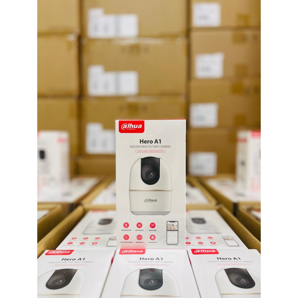 Camera Wifi DAHUA HERO A1 H3AE/H4AE/H5AE, H3AS/H5AS Trong Nhà, Xoay 360 Độ, Đàm Thoại, Theo Dõi 9