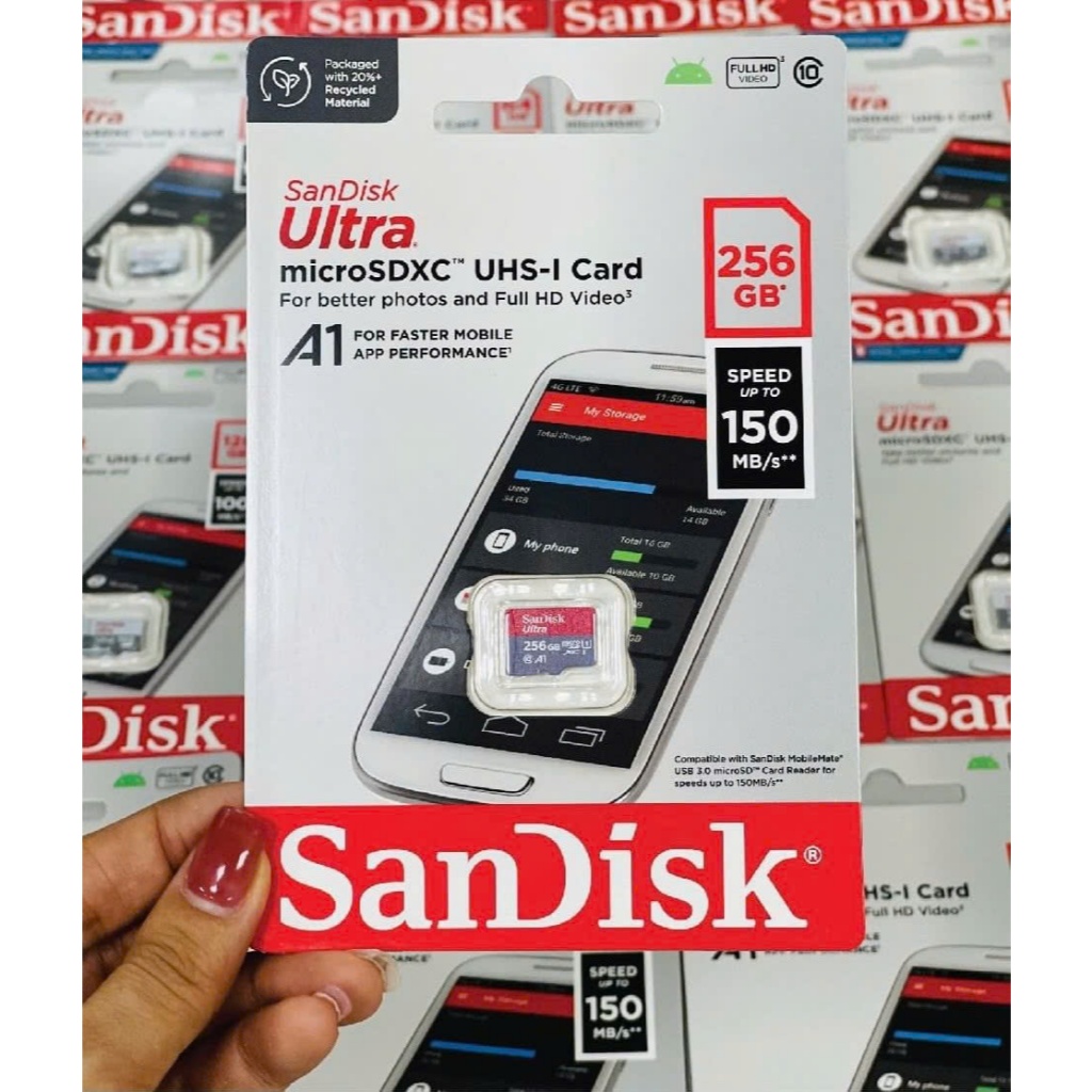 Thẻ Nhớ MicroSDXC SanDisk 256GB/512GB Ultra A1 C10 U1 UHS-I 150MB/s Chính Hãng, Bảo Hành 7 Năm 6