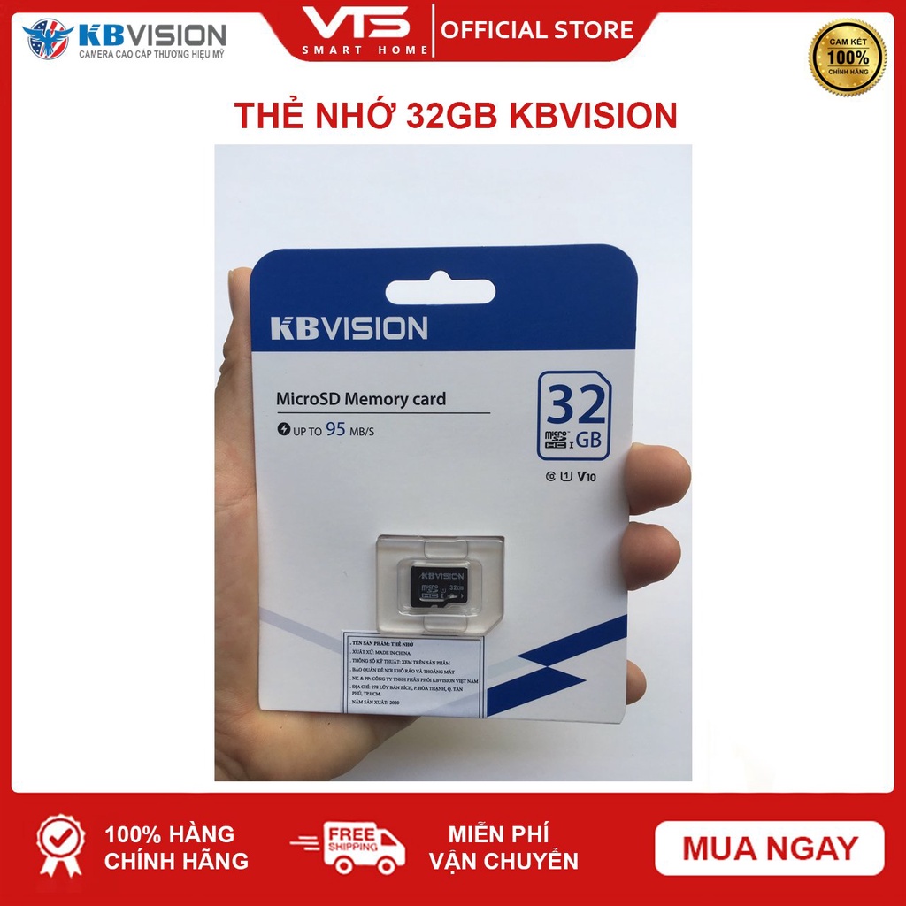 Thẻ Nhớ KABEVISION 32GB/64GB/128GB MicroSD Ultra Class 10, Chuyên Dụng Cho Camera - VTS Việt Nam 5