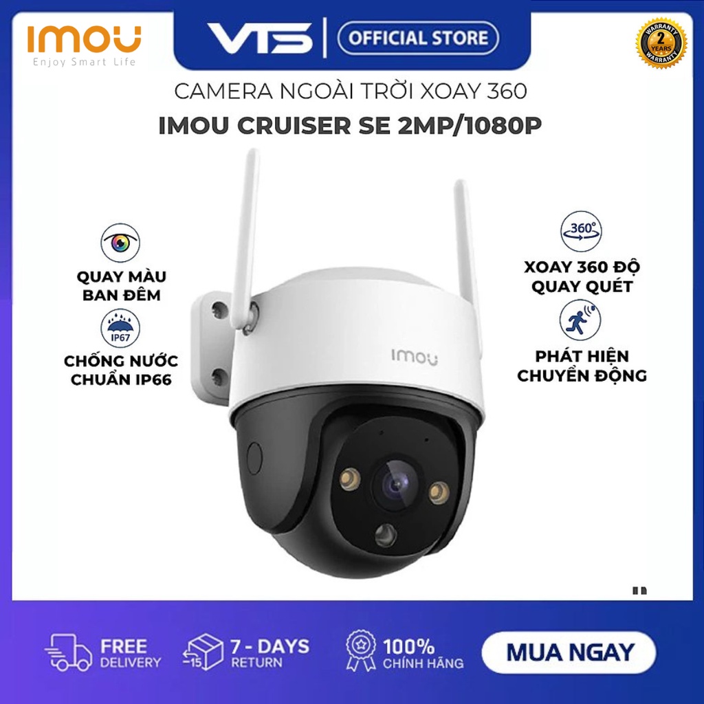 [NPP CHÍNH HÃNG] CAMERA IP WIFI IMOU IPC- S41FP Độ phân giải 4.0MP - Chế độ ban đêm thông minh - Cảnh báo chủ động