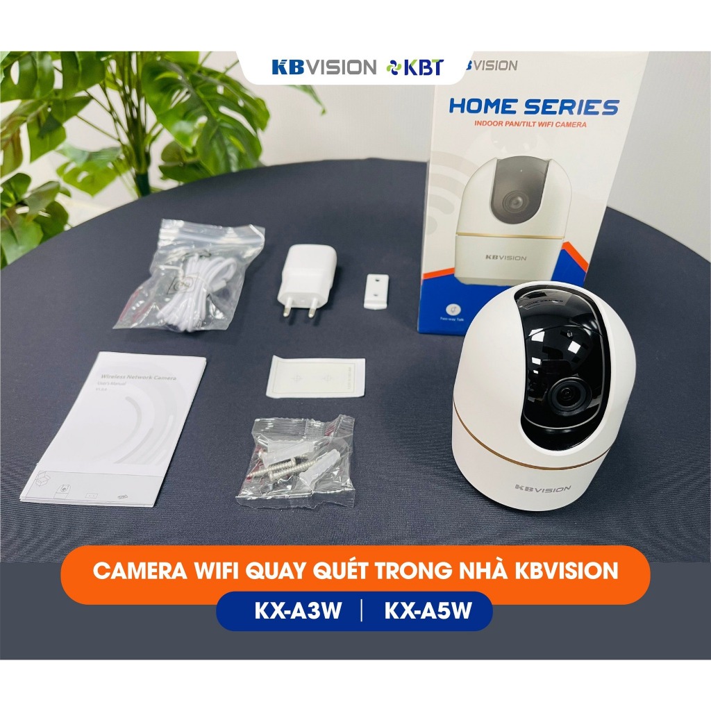 Camera Wifi KBVISION A3W 3MP/A5W 5MP - Xoay 360 Độ, Đàm Thoại 2 Chiều, Theo Dõi Chuyển Động 9
