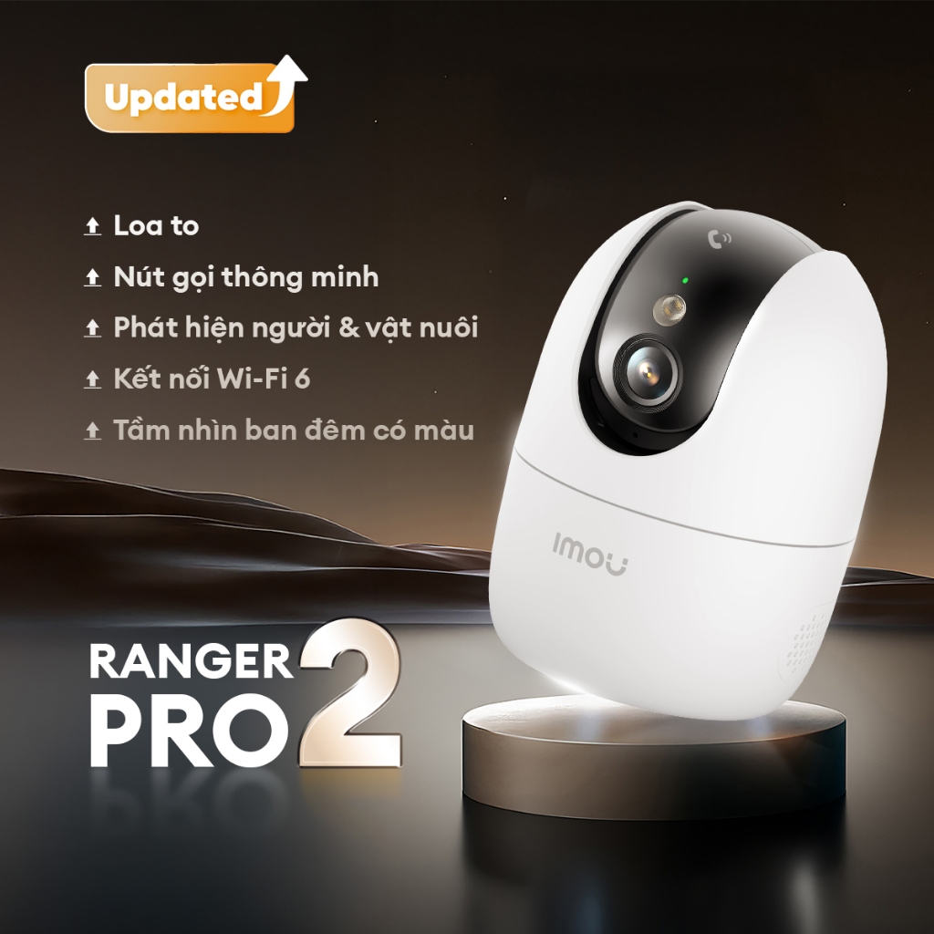 Camera Wifi IMOU Ranger 2 A32EP/A52P, Ranger 2 Pro A32P/A52P/A82P Pro/K2MP Xoay 360 độ, Đàm Thoại 5